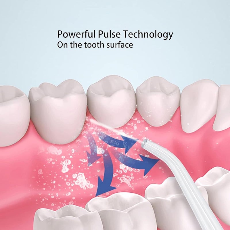 Water Flosser Cordless Professional Oral Irrigator with 3 Modes Rechargeable IP67 Waterproof Mini Water Flosser for Cleaning Teeth, Gums, Tongue - Image 4